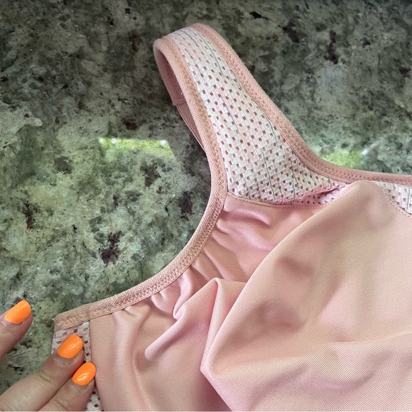 GLAMORISE 42F High Impact Seamless Underwire Sports Bra Pink - Picture 8 of 15